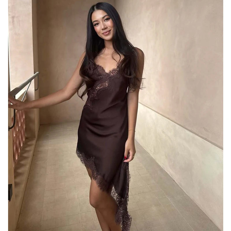 Classic Satin Mini Dress