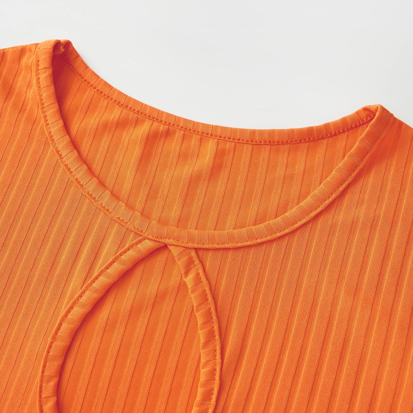 Halloween Velma Costume For Women Orange Long Sleeve Crop Top And Pleated Mini Skirt With Stocking