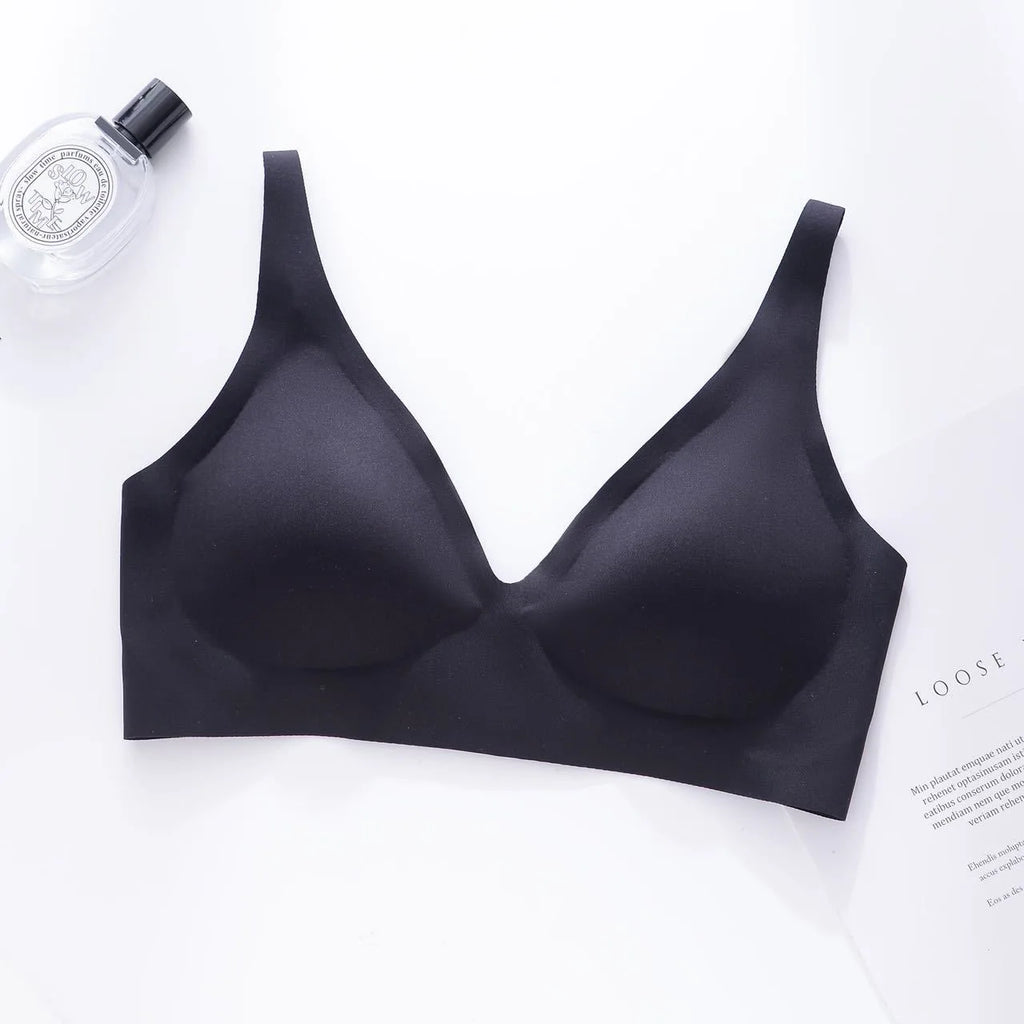 Sexy Seamless Jelly Bra S-4XL High Quality Women's Underwear Push up Small Breast Beautiful Back Sports Yoga Fitness