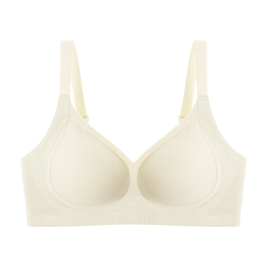 Women's Wireless Seamless Bra for Small Bust, Soft Support Lift Push-Up, Side Shaping Anti-Sagging Lingerie