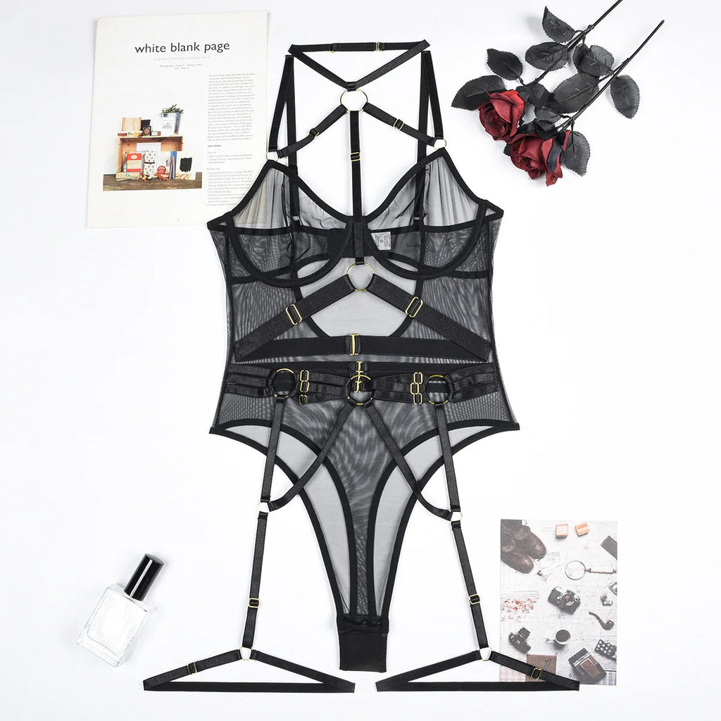 Sexy Lingerie for Women Bodysuit Nightdress Hot  Sexy Underwear Teddy Mini Skirt Costume