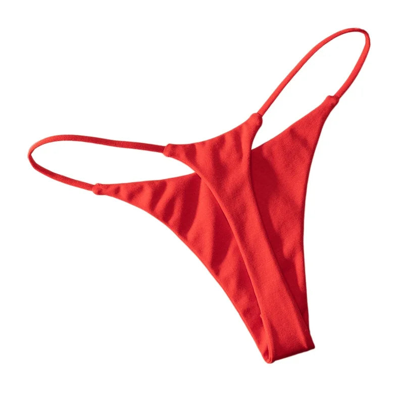 Low Waist Cotton Thong Women Panties Sexy Briefs T-back Bikini Underwear Seamless G String Sports Female Lingerie Size S-XXL