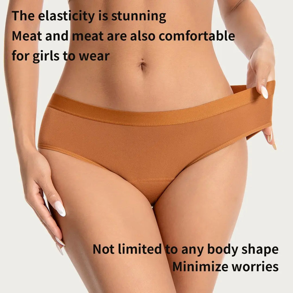 1/4PCS Women Period Panties Heavy Flow Leakproof Underwear Cotton Postpartum Menstrual Physiological Panty Teens Briefs S-3XL