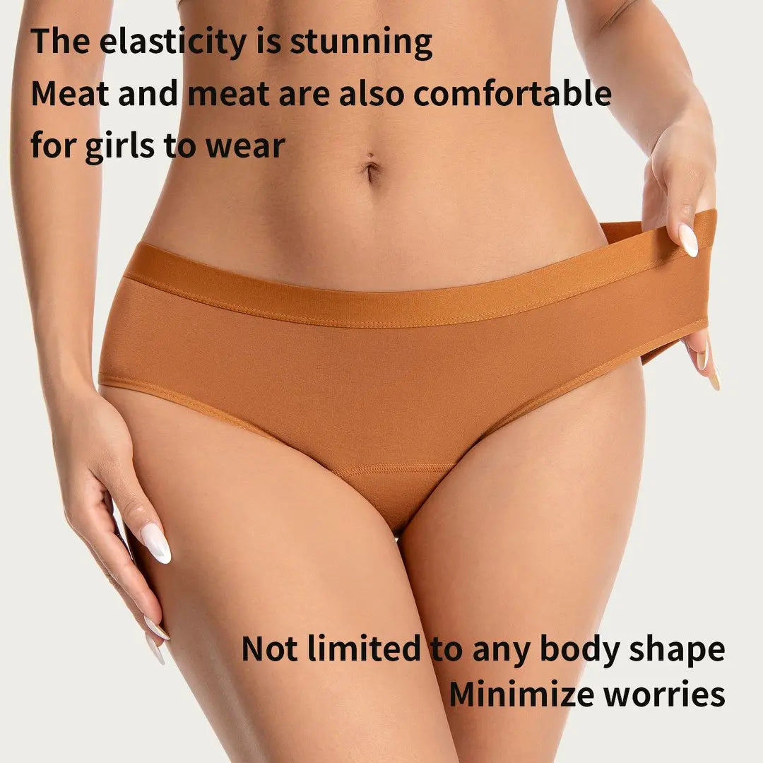 1/4PCS Women Period Panties Heavy Flow Leakproof Underwear Cotton Postpartum Menstrual Physiological Panty Teens Briefs S-3XL
