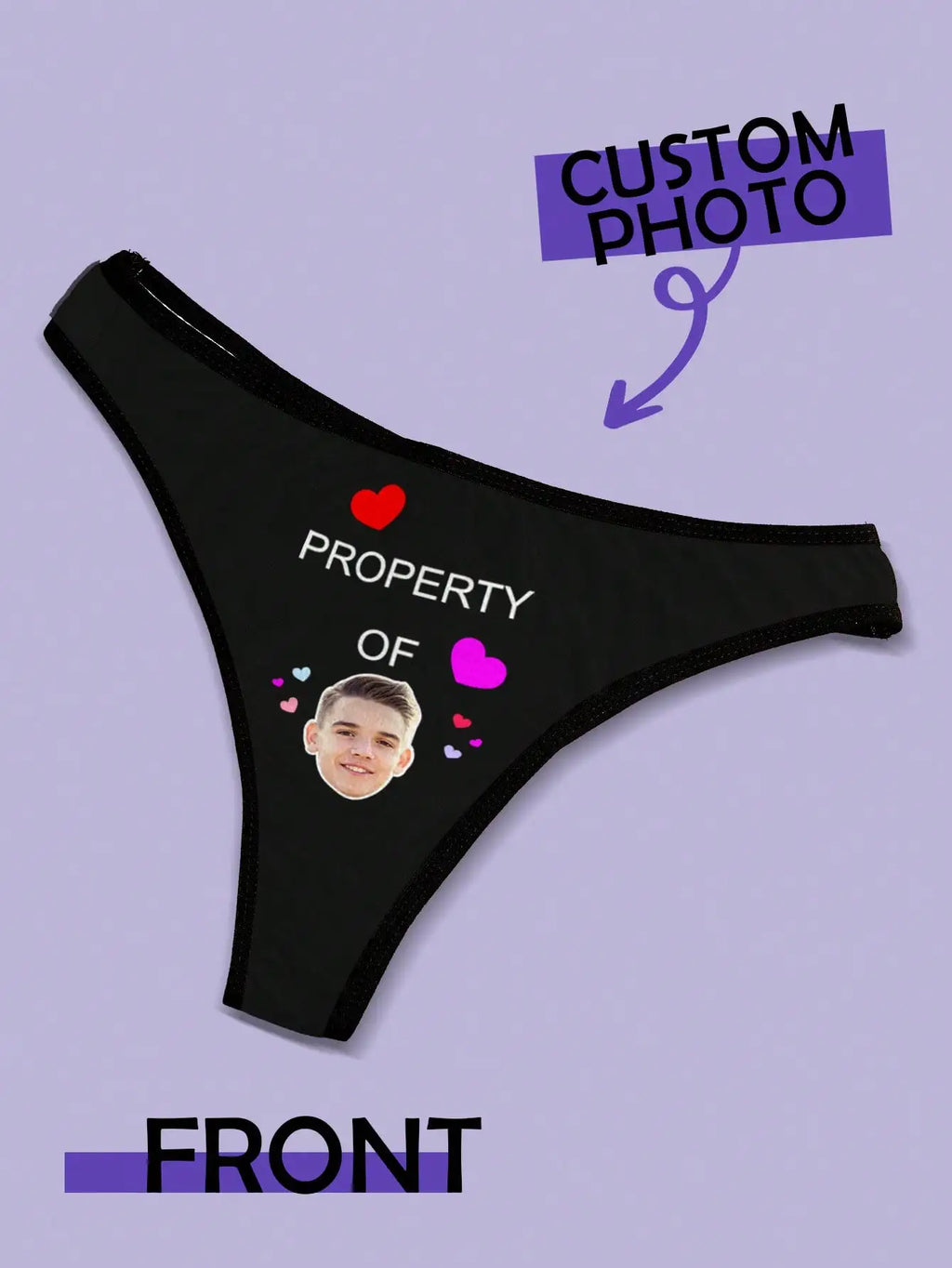 Custom Face Thong For Woman Custom Briefs Personalized Thong Personalized Underwear With Face Custom Valentines Day Thong