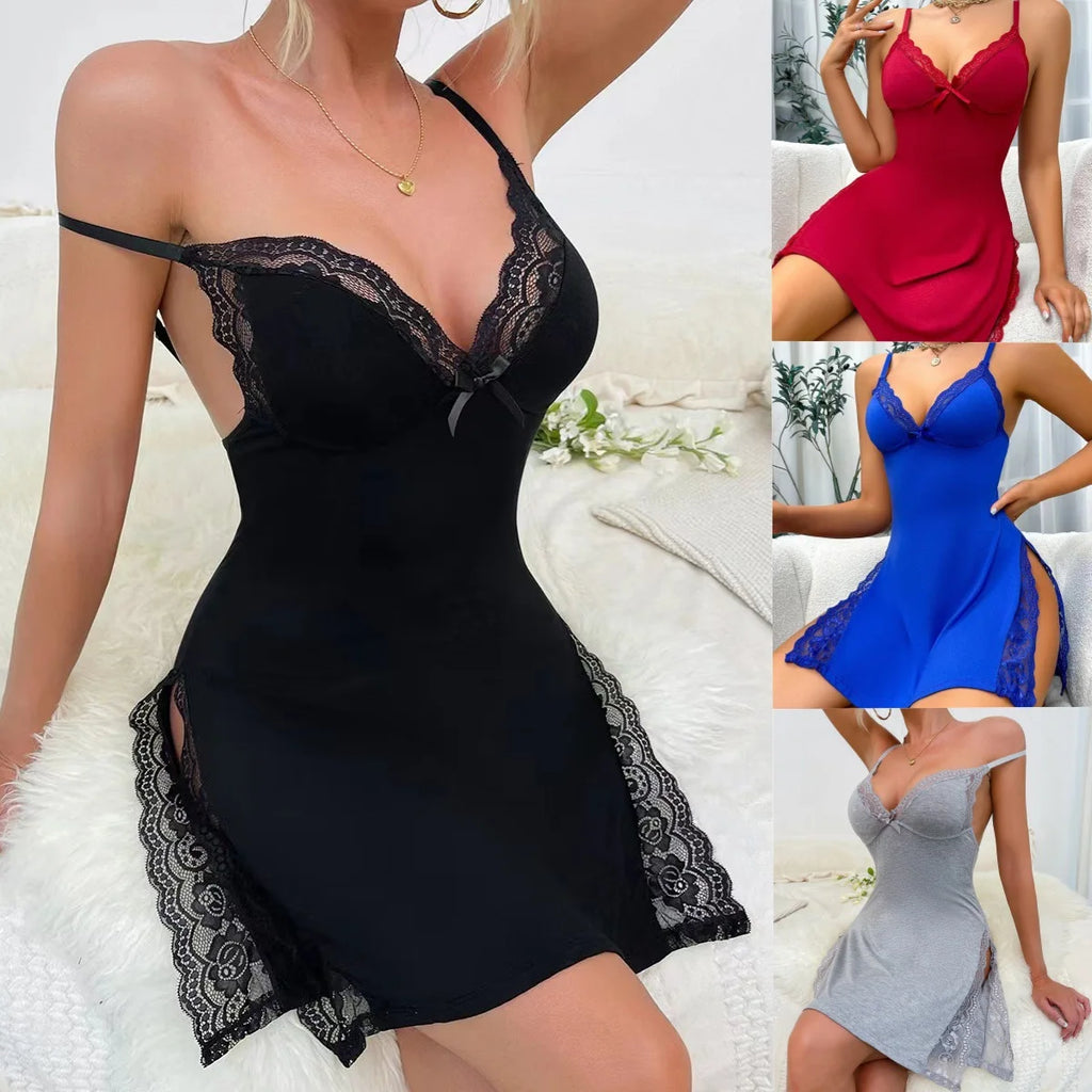 Side Slit Nightgown