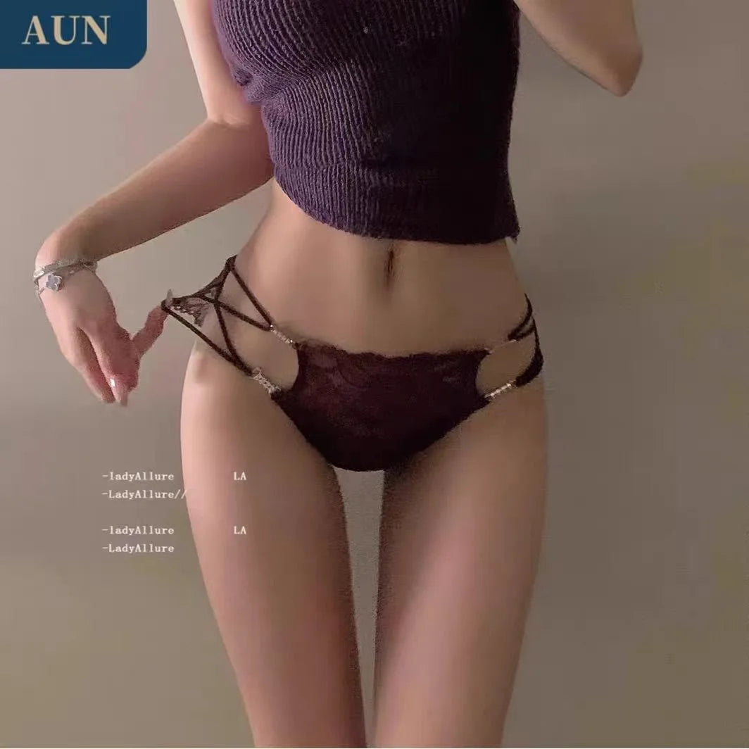 【1pcs】sexy lingeries women pearl hollow underwear daring lingerie for women sexy clothes for women lingerie romantic  belt