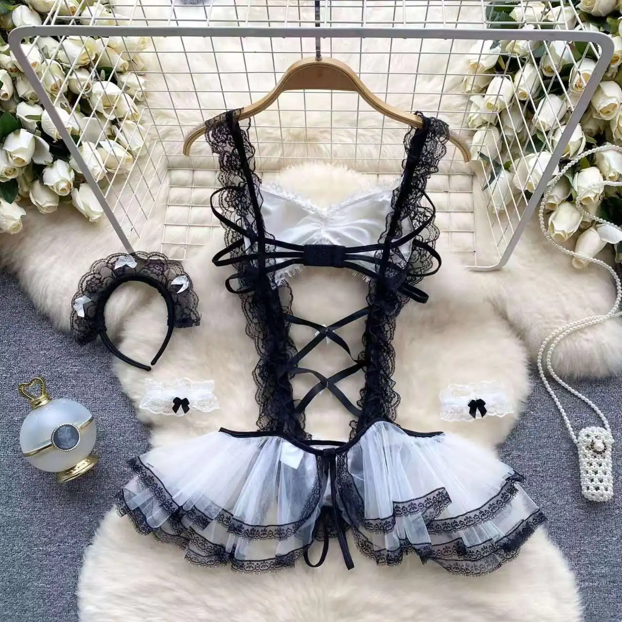 Women Hotsweet V-neck Leopard Slim Vintage Straps Bodysuits Chic Lace Slim Jumpsuits Comfortable Fashion Underwear
