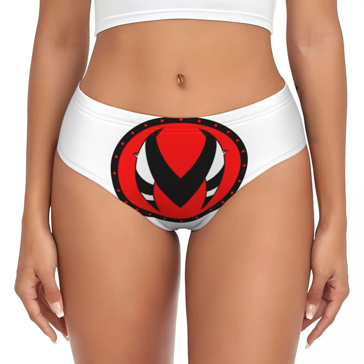 Custom Loona Do Not Care Did Not Ask Brief Panties Women Breathable Helluva Boss Underwear Valentine's Day Gift Underpants
