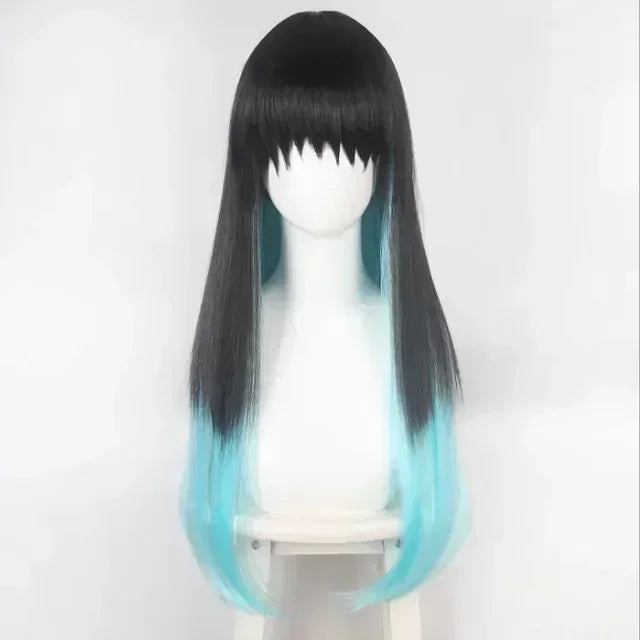 Anime Character Tokito Muichiro Cosplay Costume Uniform Wig Adult & Kids Halloween Outfit