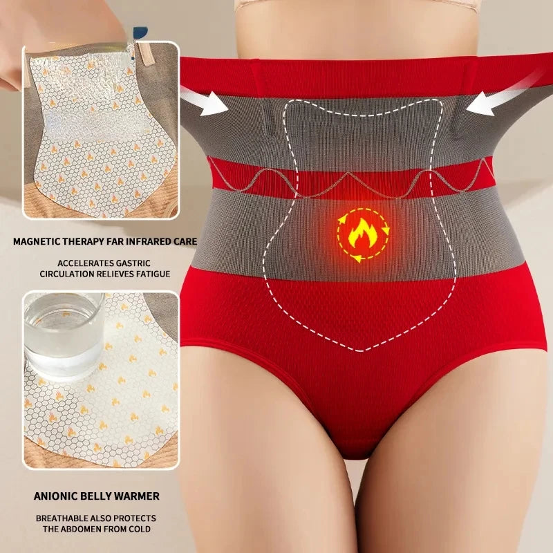 Aishang High Waist Seamless Butt Lifter Panties Flat Belly Shaping Briefs Women Comfortable Abdomen Control Slimming Underwear